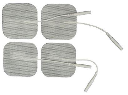 Reusable TENS Electrodes, 2" Square with Tyco® Gel, 4/pk